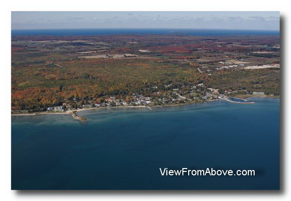 Aerial Photo Baileys Harbor, Wisconsin