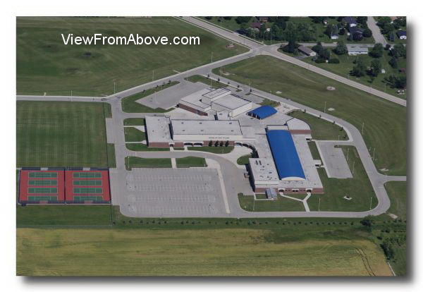 Aerial Photo Chilton, Wisconsin High School