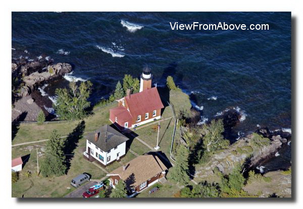 Eagle Harbor Lighthouse  Eagle Harbor, Michigan Aerial Photo