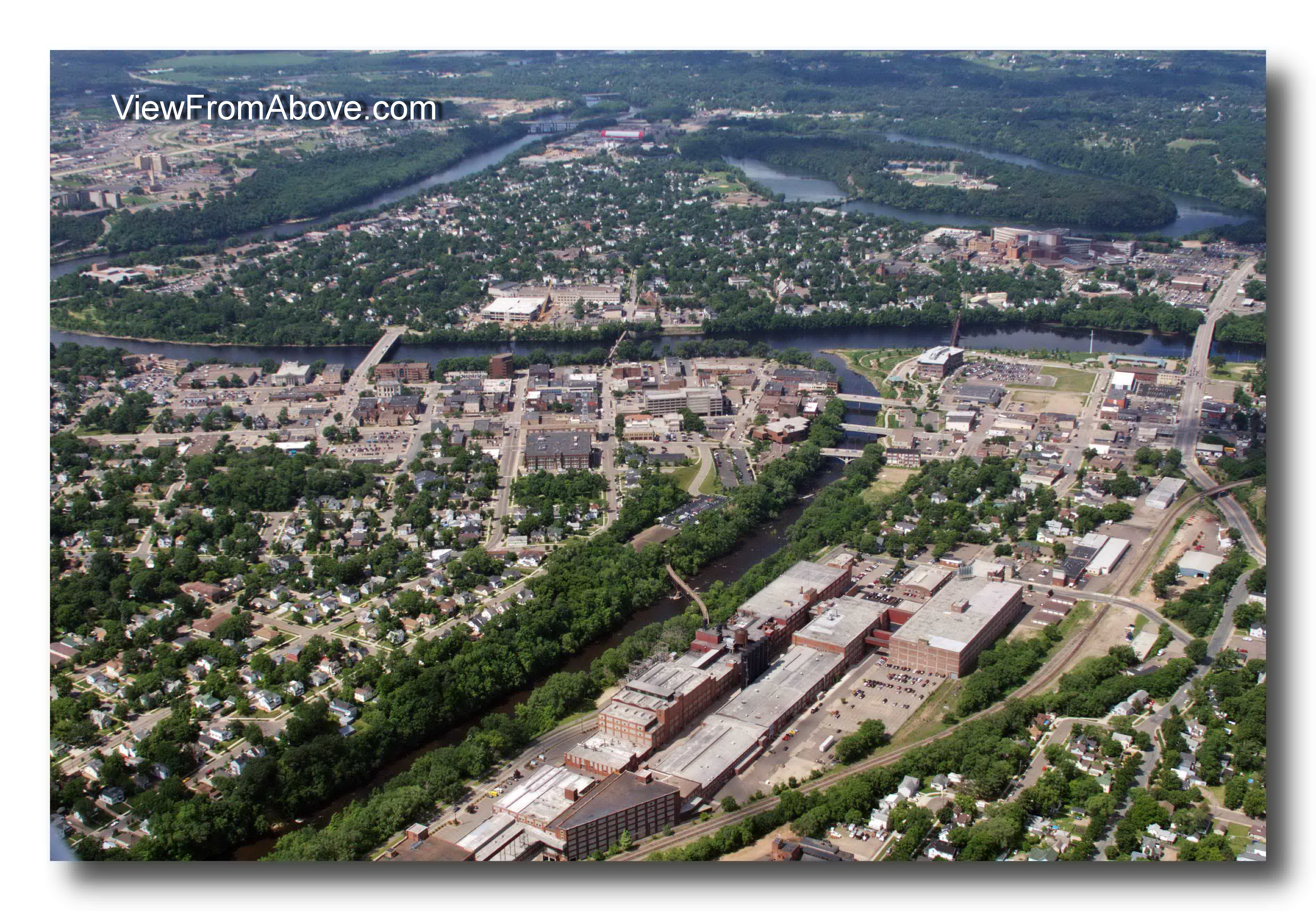 Eau Claire, Wisconsin, Aerial Photography