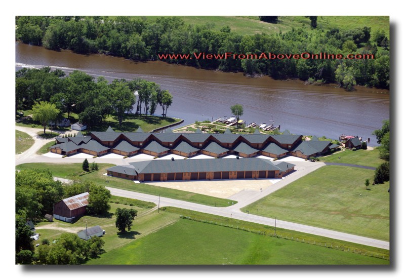 Aerial Photos on the Wolf River below Fremont, Wisconsin
