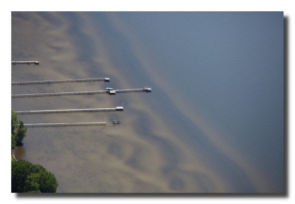 Aerial Photos, Sand Bars on the North Shore of Lake Winnebago