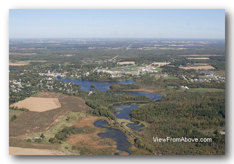 Hortonville, Aerial Photo, Looking from South to North