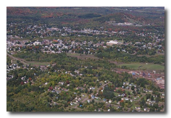 Aerial Photo Ironwood Michigan