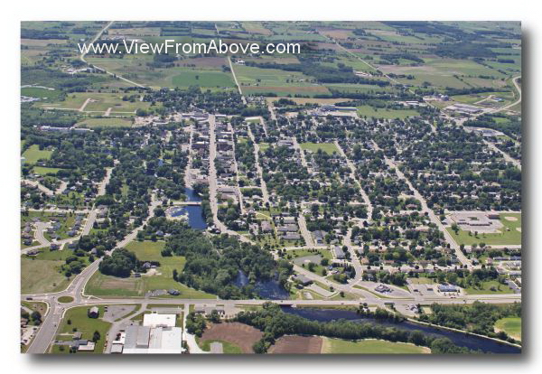 Aerial Photo Kiel, Wisconsin
