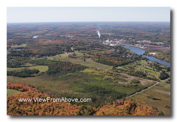 Aerial Photo Park Falls Wisconsin