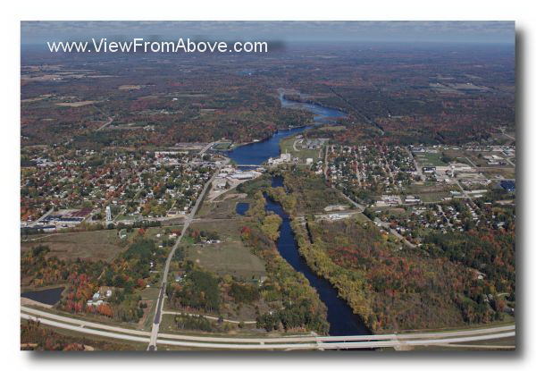 Peshtigo, Wisconsin Aerial Photo