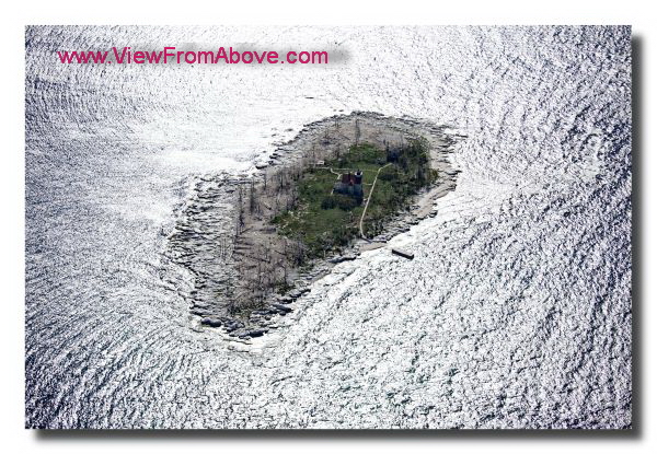 Aerial Photo, Pilot Island, Door County, Wisconsin