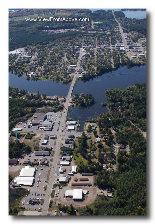 Aerial Photo Tomahawk Wisconsin