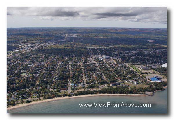 Aerial Photo Marquette, Michigan